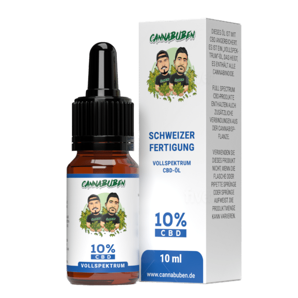 Cannabuben CBD ÖL - Vollspektrum 10%