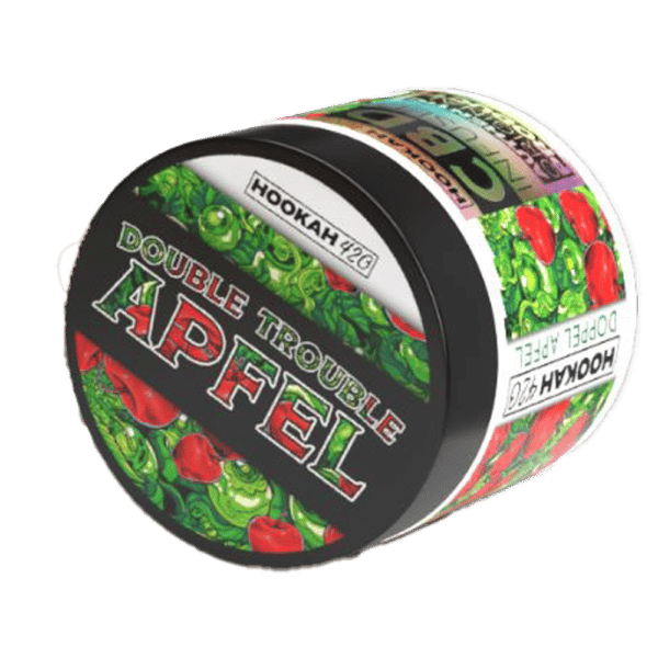 HHC Shisha Tabak / Tabak Frei - Double Trouble Apfel