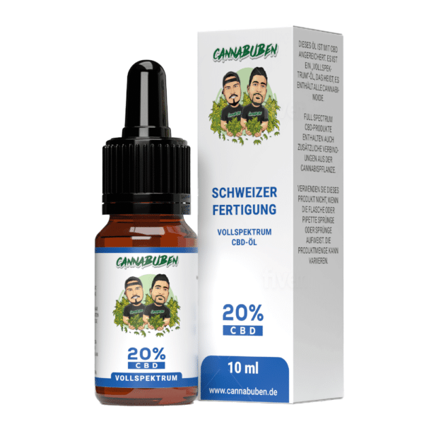 Cannabuben CBD ÖL - Vollspektrum 20%